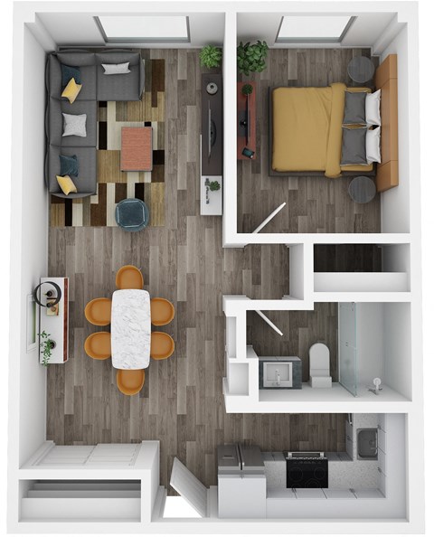 Flats on Jefferson Floor Plan B